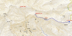 赤薙奥社跡まで